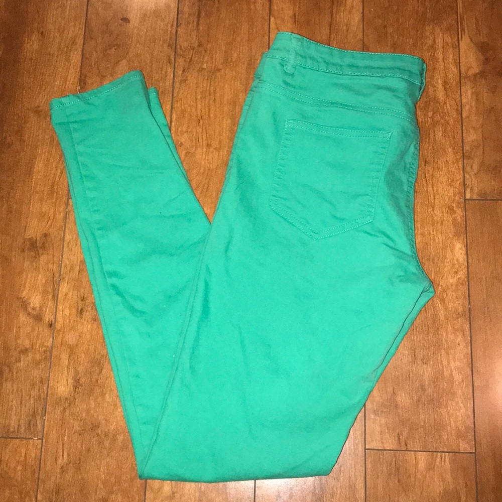 Bright Green Skinny Jeans